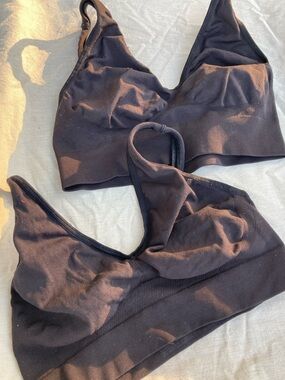 2 Swim bras Hanes cozy bras M